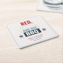 Red White and Due BBQ Baby Shower