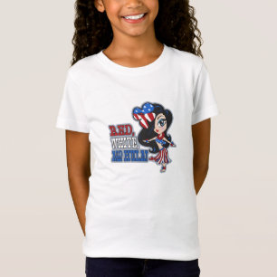 Red, White and Hula Girls Patriotic T-Shirt