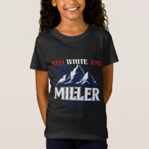Red, White, and Miller Lite T-Shirt