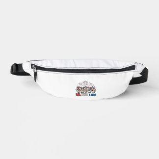 Red White and Moo Patriotic Cow Vintage Shirt_1 Bum Bags
