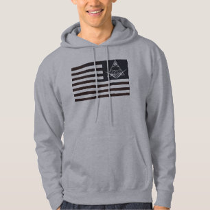 red white and paranoid hoodie