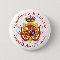 Red White Banner Grand Duchy of Tuscany