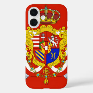 Red White Banner Grand Duchy of Tuscany iPhone 16 Case