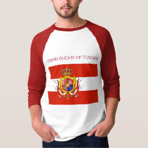 Red White Banner Grand Duchy of Tuscany T-Shirt