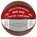 Red, White Basketball Gifts for Coaches, Players