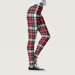 Red White Black Plaid Christmas Holiday Leggings<br><div class="desc">Dress in style this holiday season with our Red,  White,  and Black Plaid Christmas Holiday Leggings.</div>
