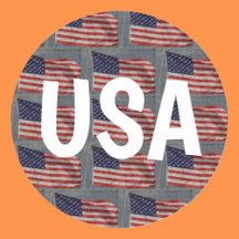 Red White Blue American Flag Pattern