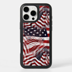 Red White Blue American Stripes Stars Flag Pattern