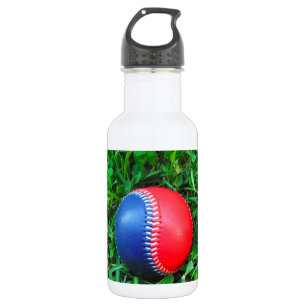 Red White & Blue Baseball 532 Ml Water Bottle