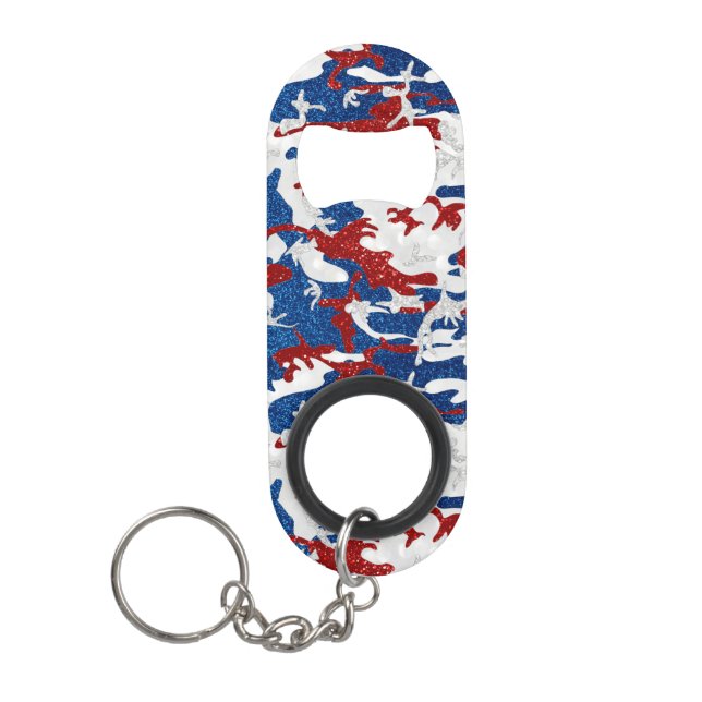 Red, White & Blue Camo July 4th Glitter (Front)