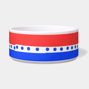 Red White Blue Circles Stripes