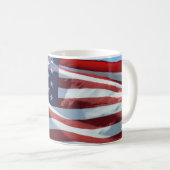 Red White & Blue Coffee Mug (Front Right)