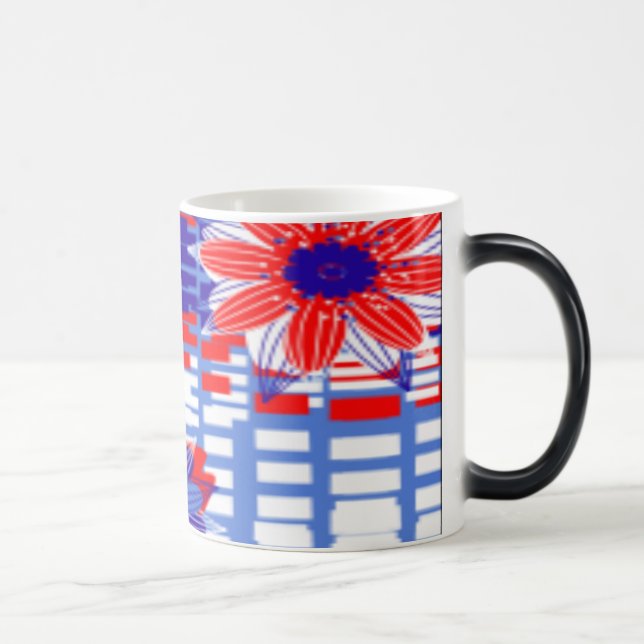 Red, White, Blue Coffee Mugs - 4th of July - Gifts (Right)
