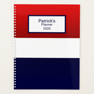 Red White & Blue Design Planner