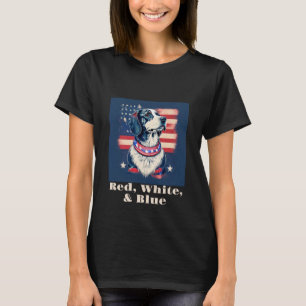 Red, White, & Blue Dog T-Shirt