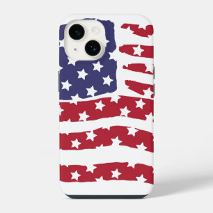 Red White Blue Flag Design Case-Mate iPhone Case