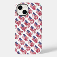 Red White Blue Flag Design Case-Mate iPhone