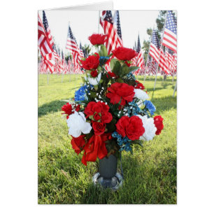 Red White & Blue Floral Arrangement