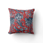 Red White & Blue Floral Paisley Bohemian Boho