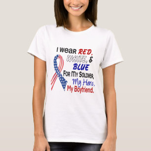 Red White Blue For My Boyfriend T-Shirt