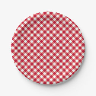 Red White & Blue Fun Patriotic Celebration Paper Plate