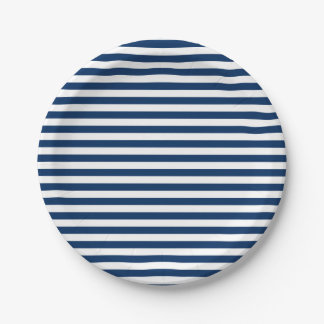 Red White & Blue Fun Patriotic Celebration Paper Plate