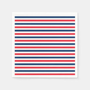 Red White & Blue Fun Patriotic Freedom Celebration Napkin