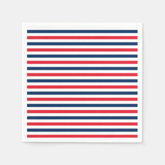 Red White & Blue Fun Patriotic Freedom Celebration Napkin