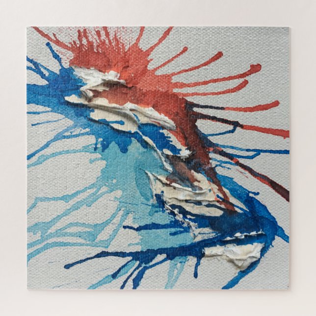 Red White & Blue jigsaw puzzle (Vertical)