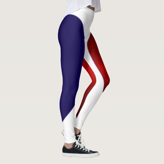 RED WHITE BLUE LEGGINGS (Right)
