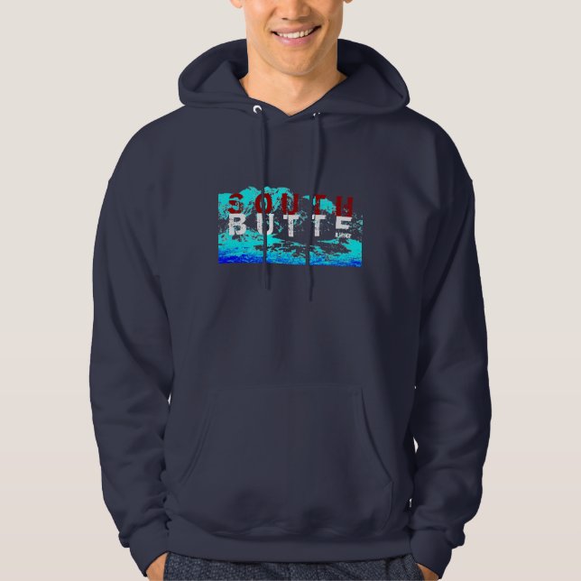 Red, White, Blue Mountain Hoodie (Front)