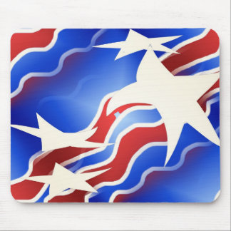 Red, White & Blue Mouse Mat