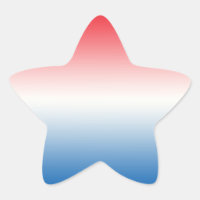 Red White & Blue Ombre