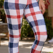 "RED, WHITE & BLUE" PERSONALIZE HIGH-WAIST