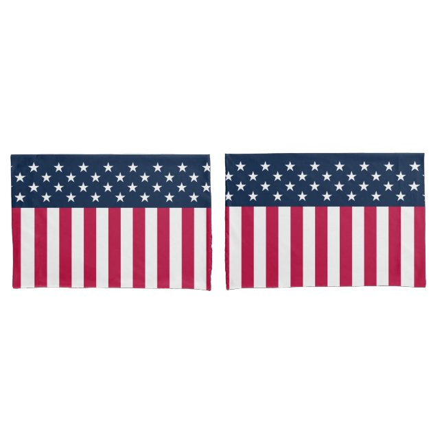 Red White Blue  Pillowcase (Front-Set)