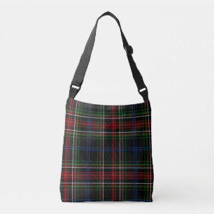 Red White Blue Plaid Tartan Buffalo Pattern  Crossbody Bag
