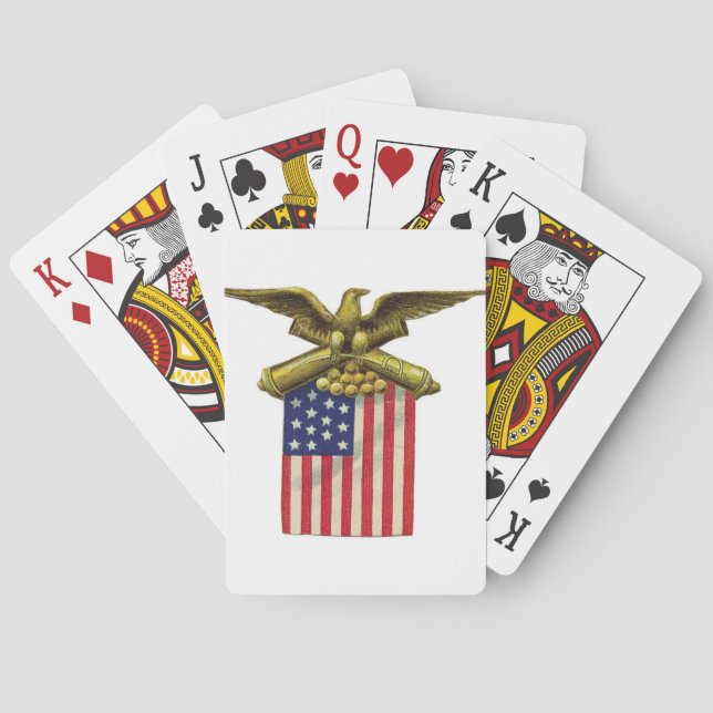 Red White & Blue Playing Cards (Back)