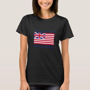 Red White Blue Royal American British Flag Vector T-Shirt