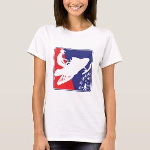red-White-Blue-Sled-zazzle T-Shirt