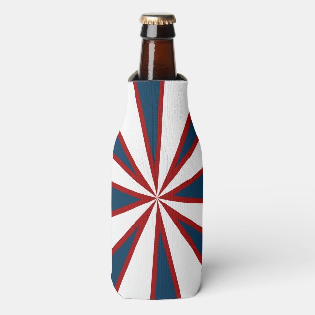 Red, White & Blue Starburst Cooler (Bottle Front)