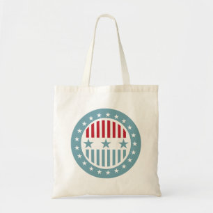 Red White & Blue Stars 4th of July Tote Bag