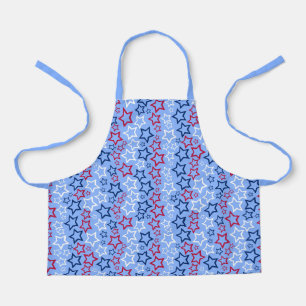 Red, White & Blue Stars Apron