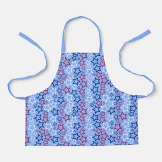 Red, White & Blue Stars Apron
