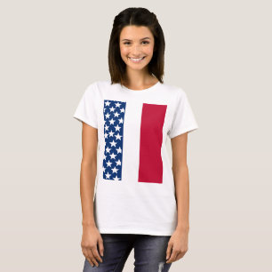 Red white blue stars happy Independence Day T-Shirt