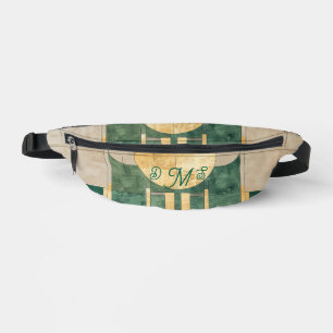 Red White Blue Stripe Two-Sided Print Fanny-Pack Bum Bags