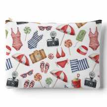RED WHITE BLUE SUMMER VACATION ITEMS