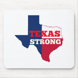 Red, White & Blue "Texas Strong" Mouse Mat