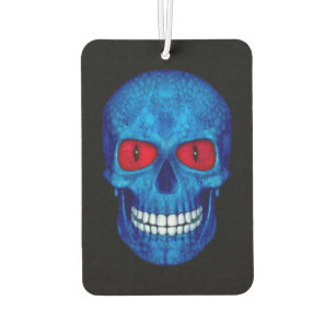 Red White Blue USA Zombie Skull Car Air Freshener