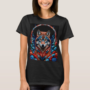 Red, White, Blue Wolf T-Shirt