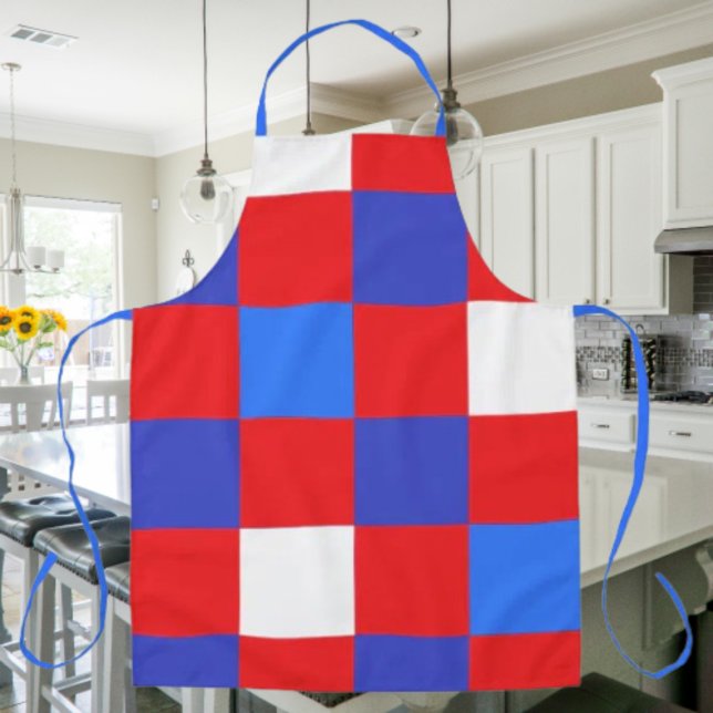 Red, White & Bold – Patriotic Independence Day Apron (Creator Uploaded)